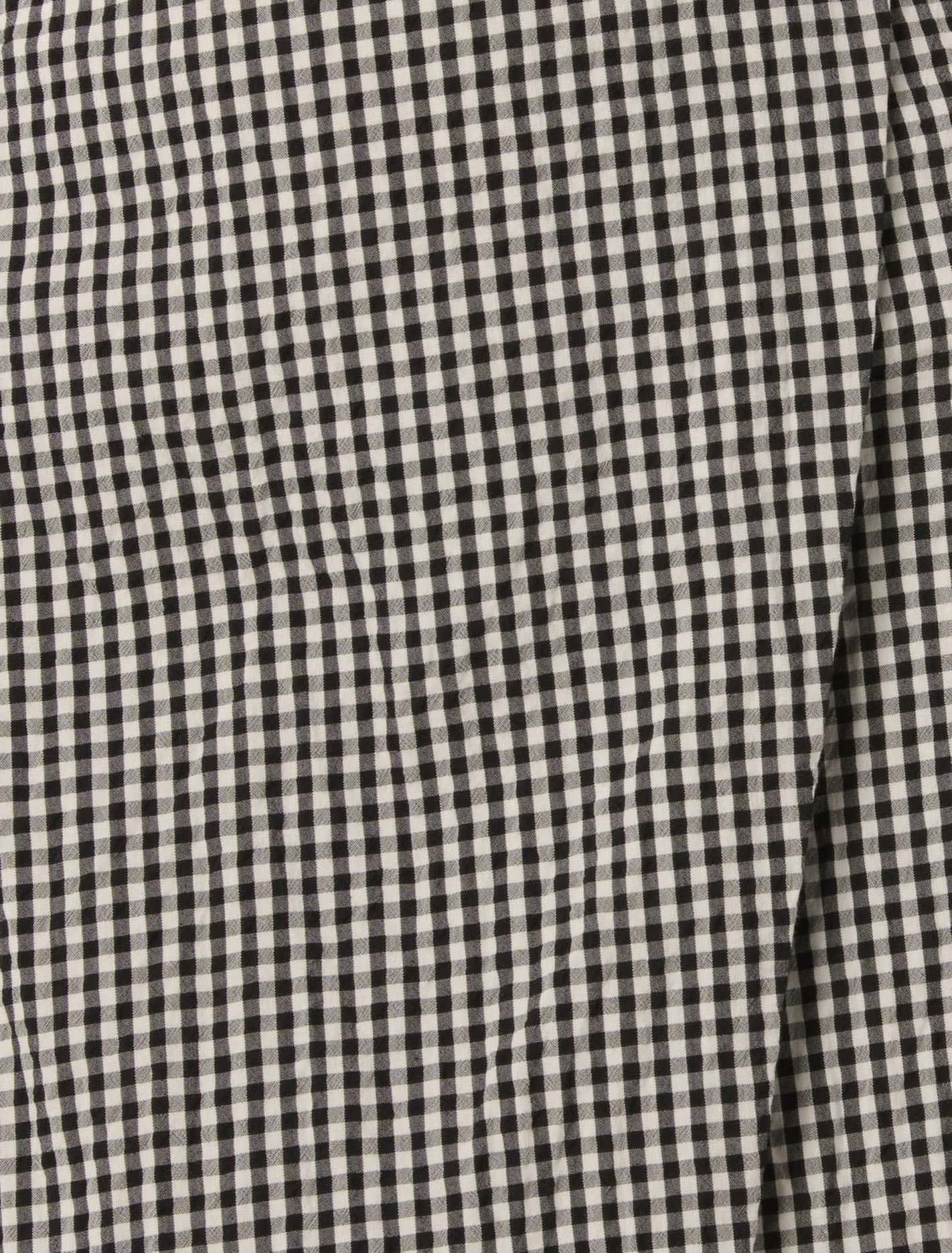 Nolani Gingham Wrap Mini Skirt Mono Check