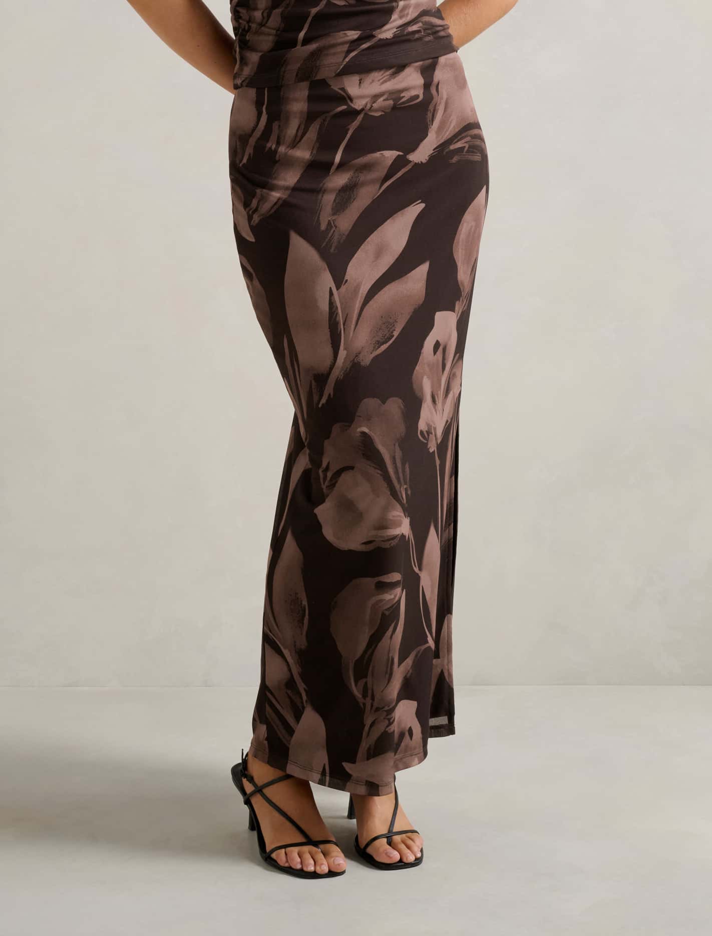 Mia Mesh Maxi Skirt Barkley Floral Co-ord
