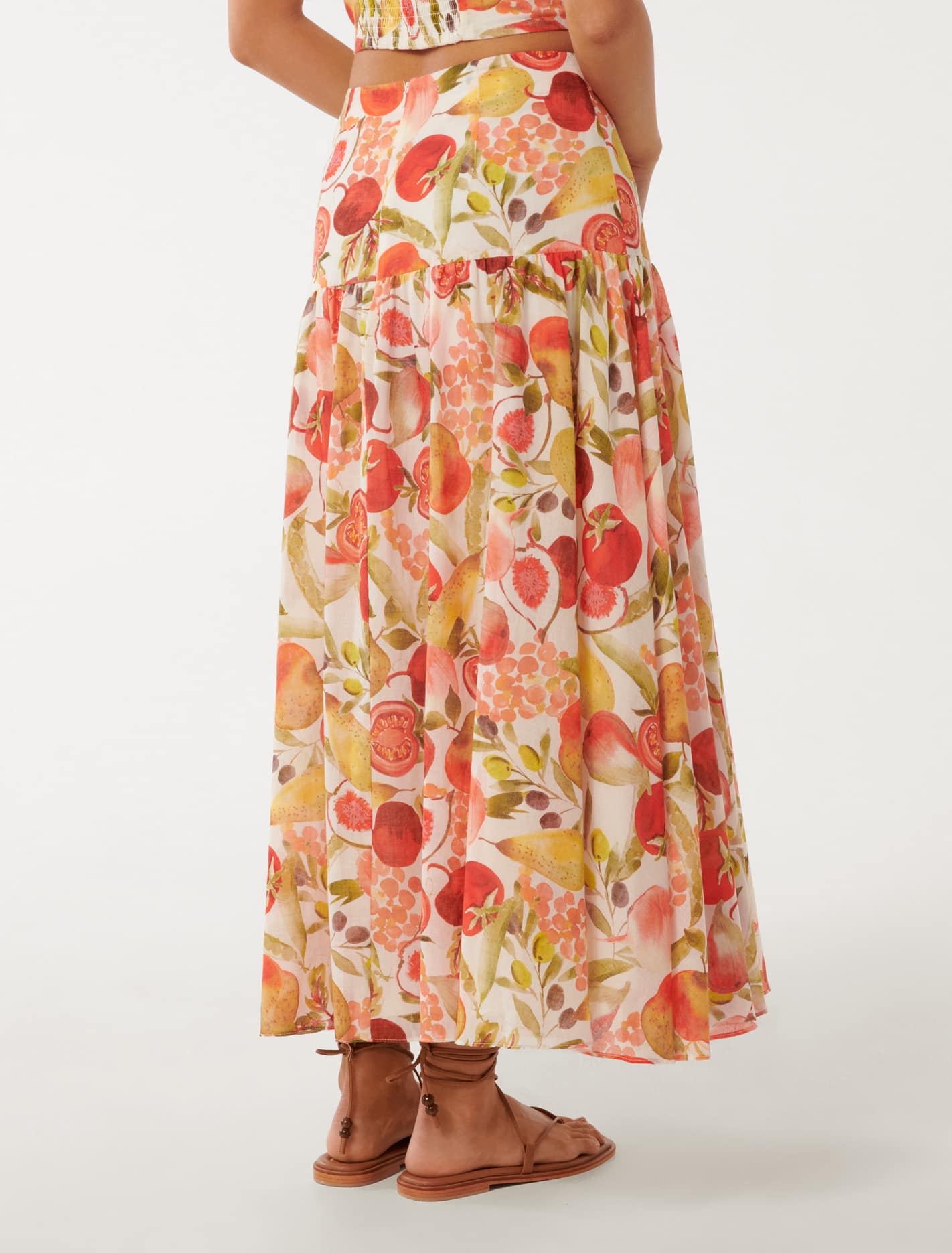 Flore Midi Skirt Garden Harvest Co-ord