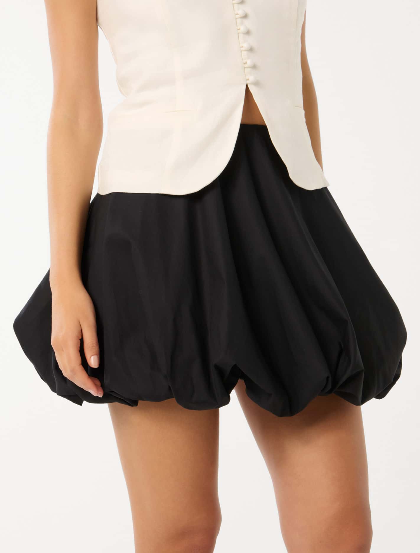 Elouise Bubble Skirt Black