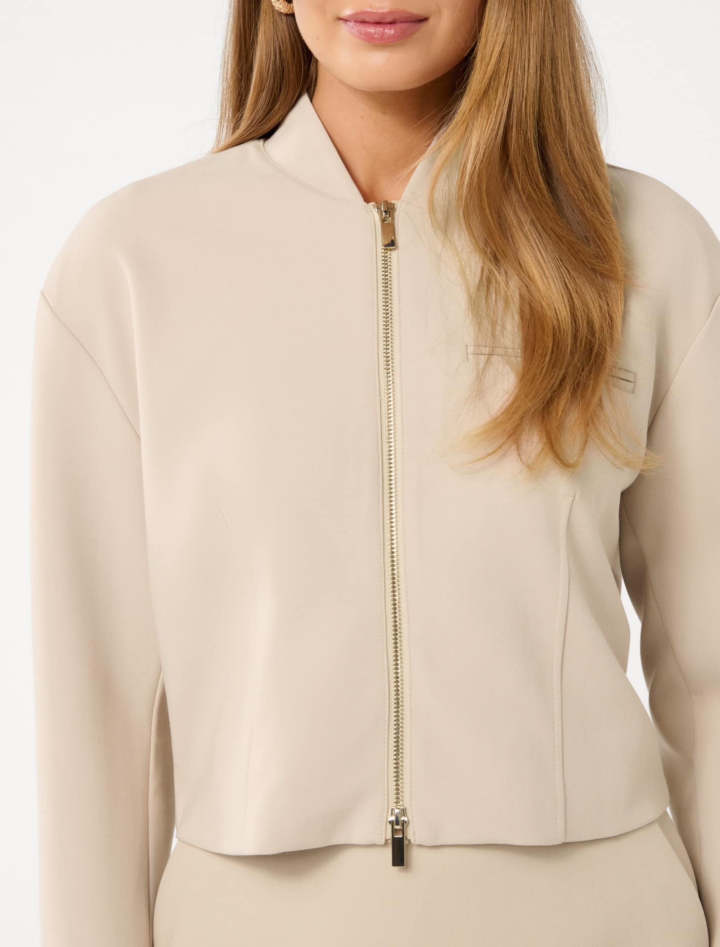 Maddison Formal Bomber Jacket Soft Camel Set
