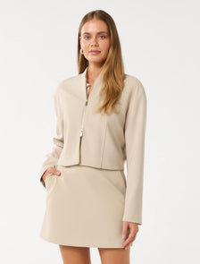 Maddison Formal Bomber Jacket Soft Camel Set