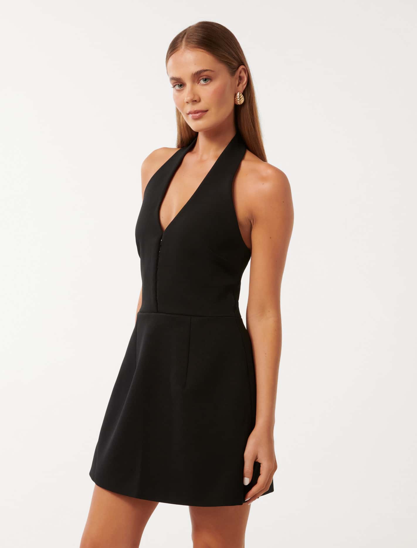 Ricki Halter Hook and Eye Mini Black