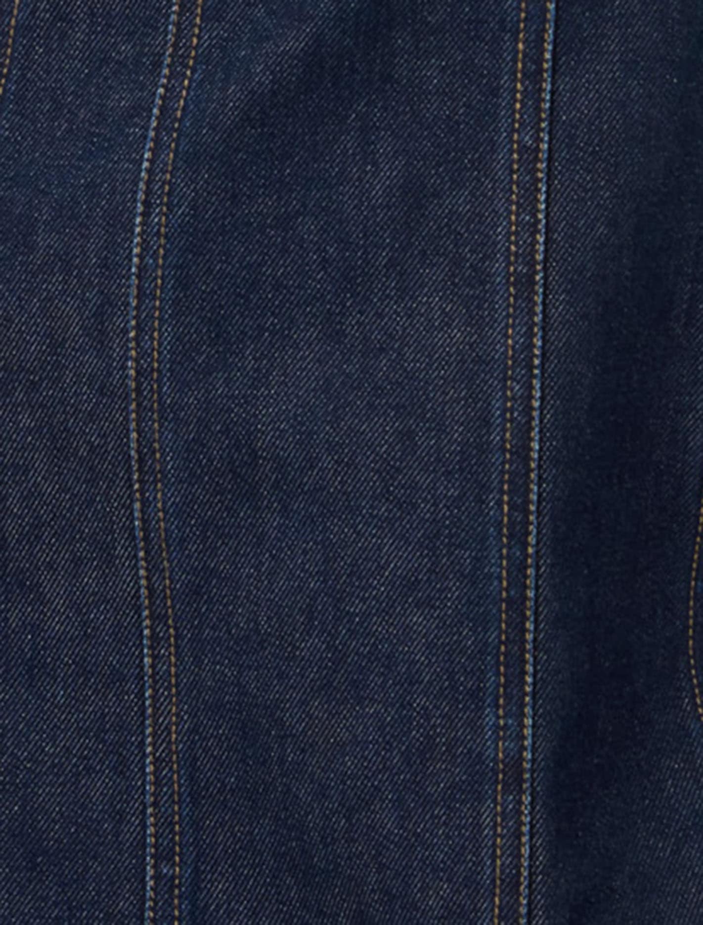 Bleu Shift Denim Dress Dark Rinse Wash