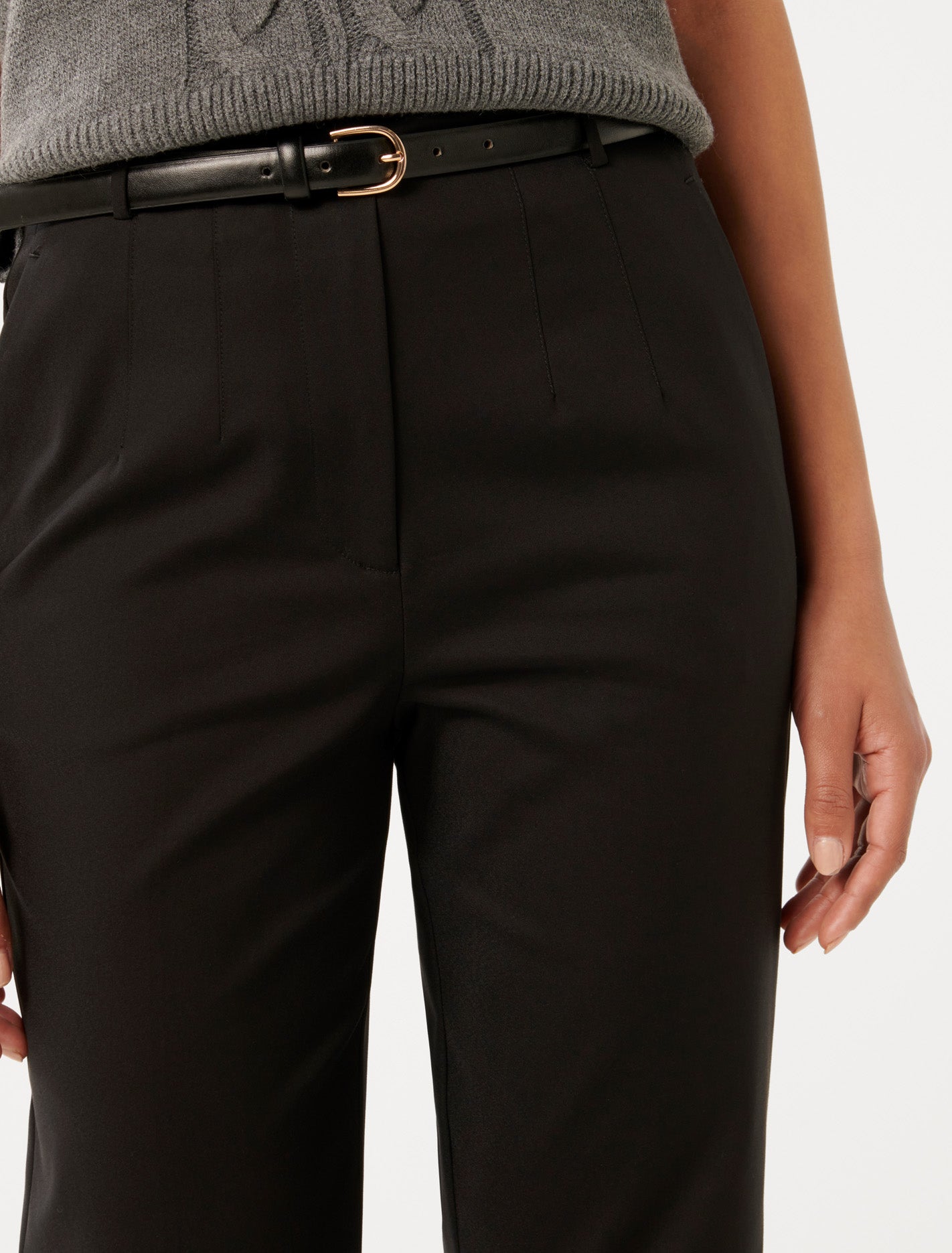 Thea Tapered Pants Black