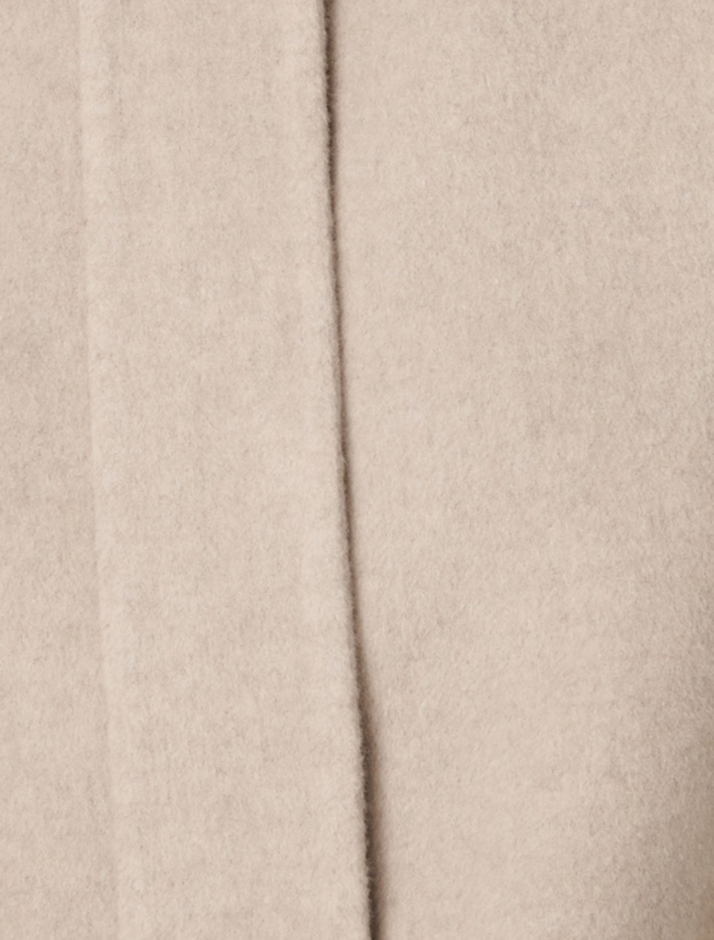 Eden Petite Zip-Through Felled Jacket Soft Oatmeal