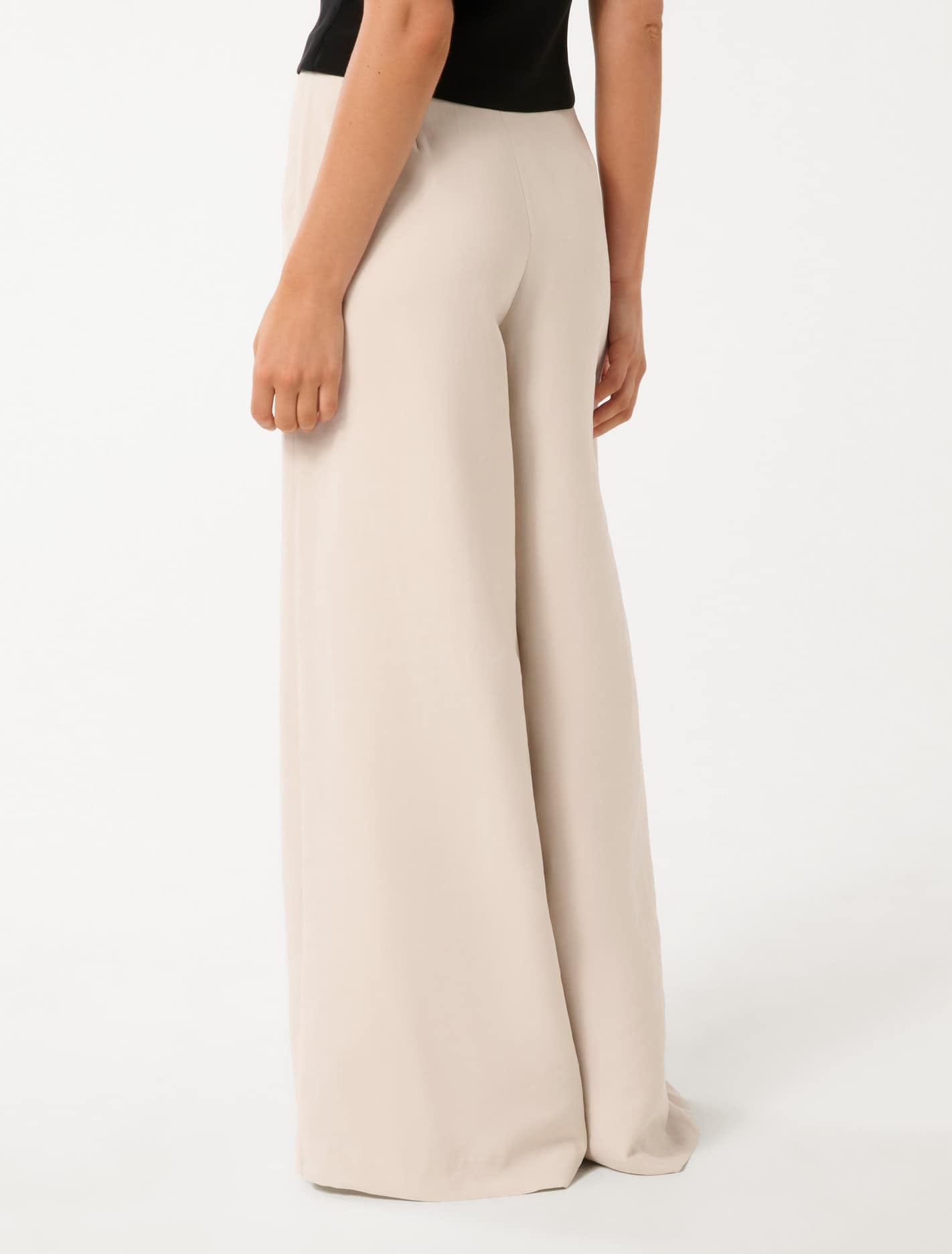 Harriet Pleat Wide Leg Pant Cloud