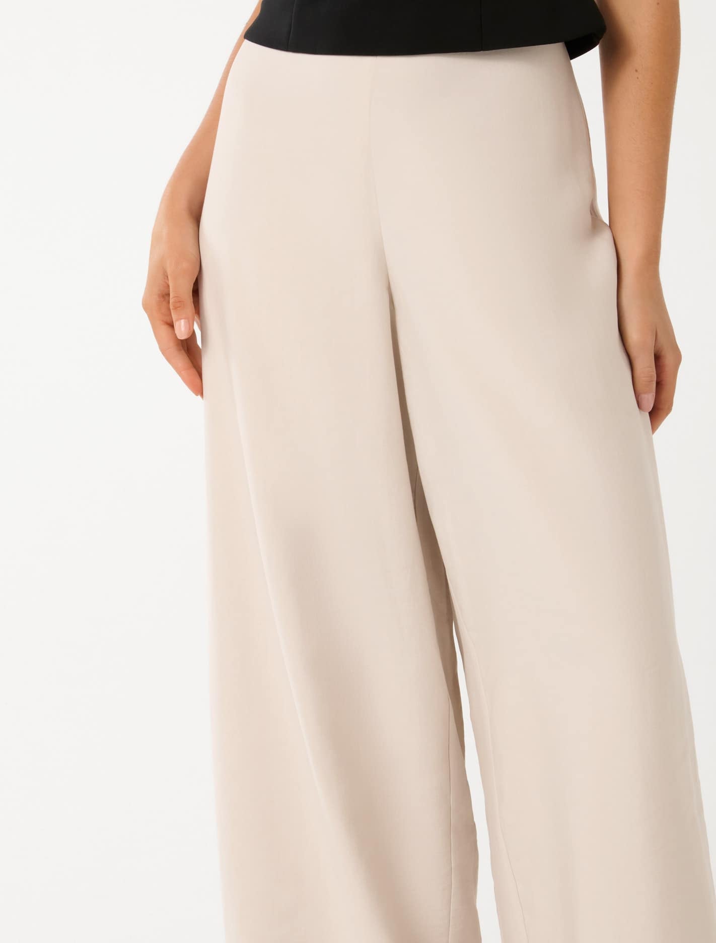 Harriet Pleat Wide Leg Pant Cloud