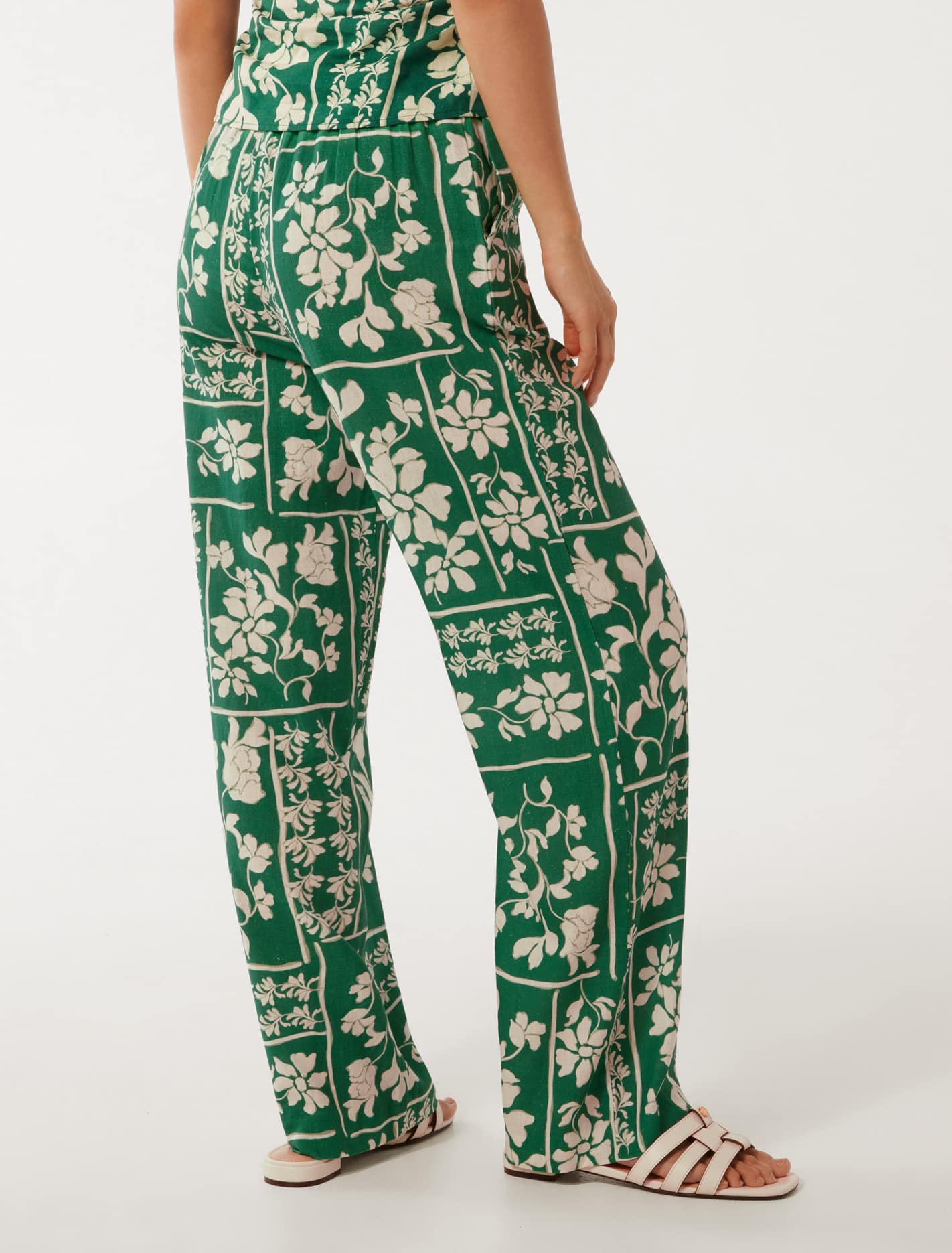 Fallon Printed Wide Leg Pant Lola Stencil Co-ord