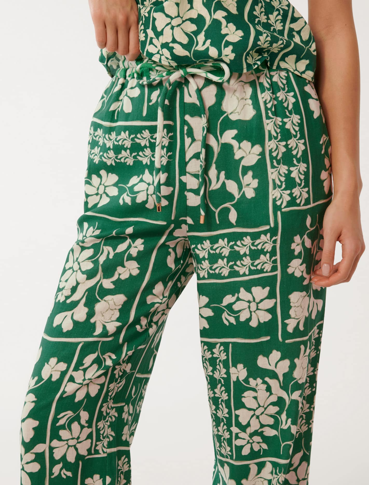 Fallon Printed Wide Leg Pant Lola Stencil Co-ord