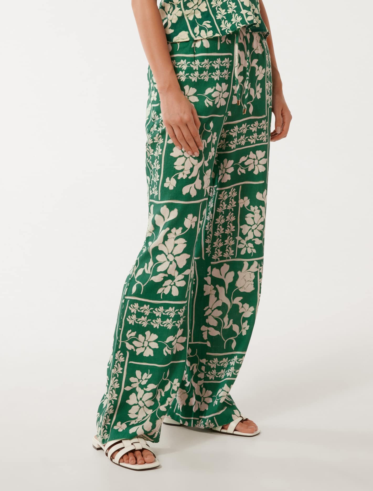Fallon Printed Wide Leg Pant Lola Stencil Co-ord