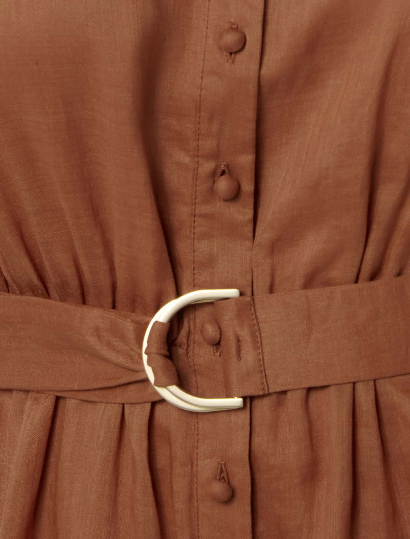 Logan Curve Flutter Sleeve Mini Mocha Bisque