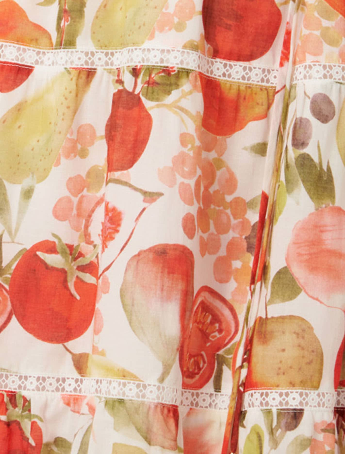 Sunna Curve Cotton Tiered Mini Garden Harvest