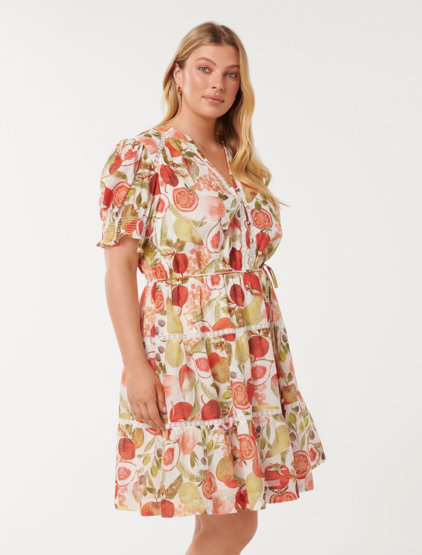 Sunna Curve Cotton Tiered Mini Garden Harvest