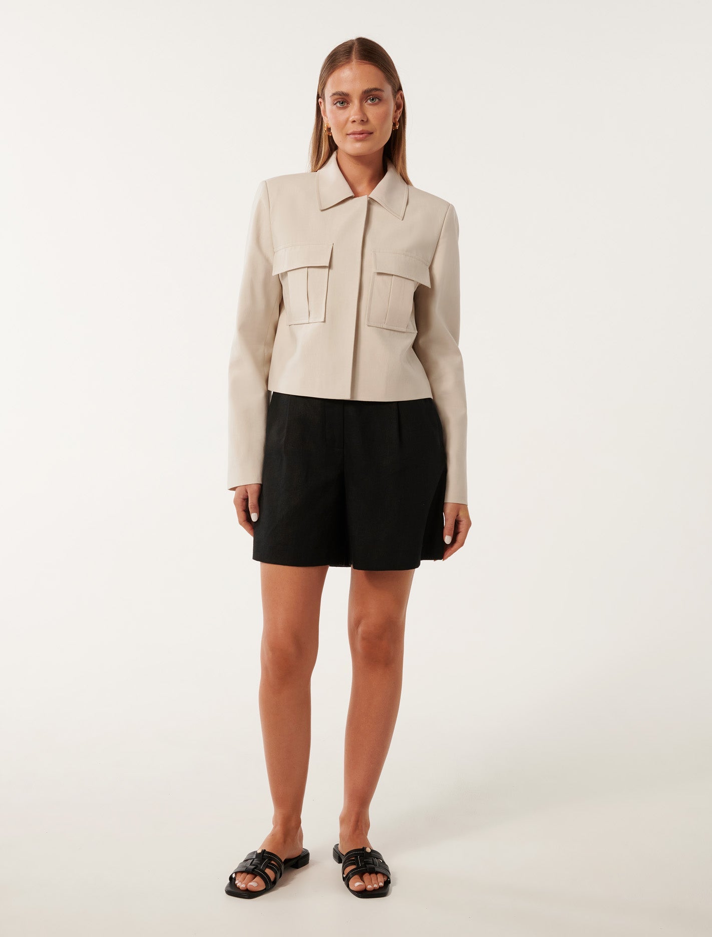 Scarlett Utility Jacket Cream