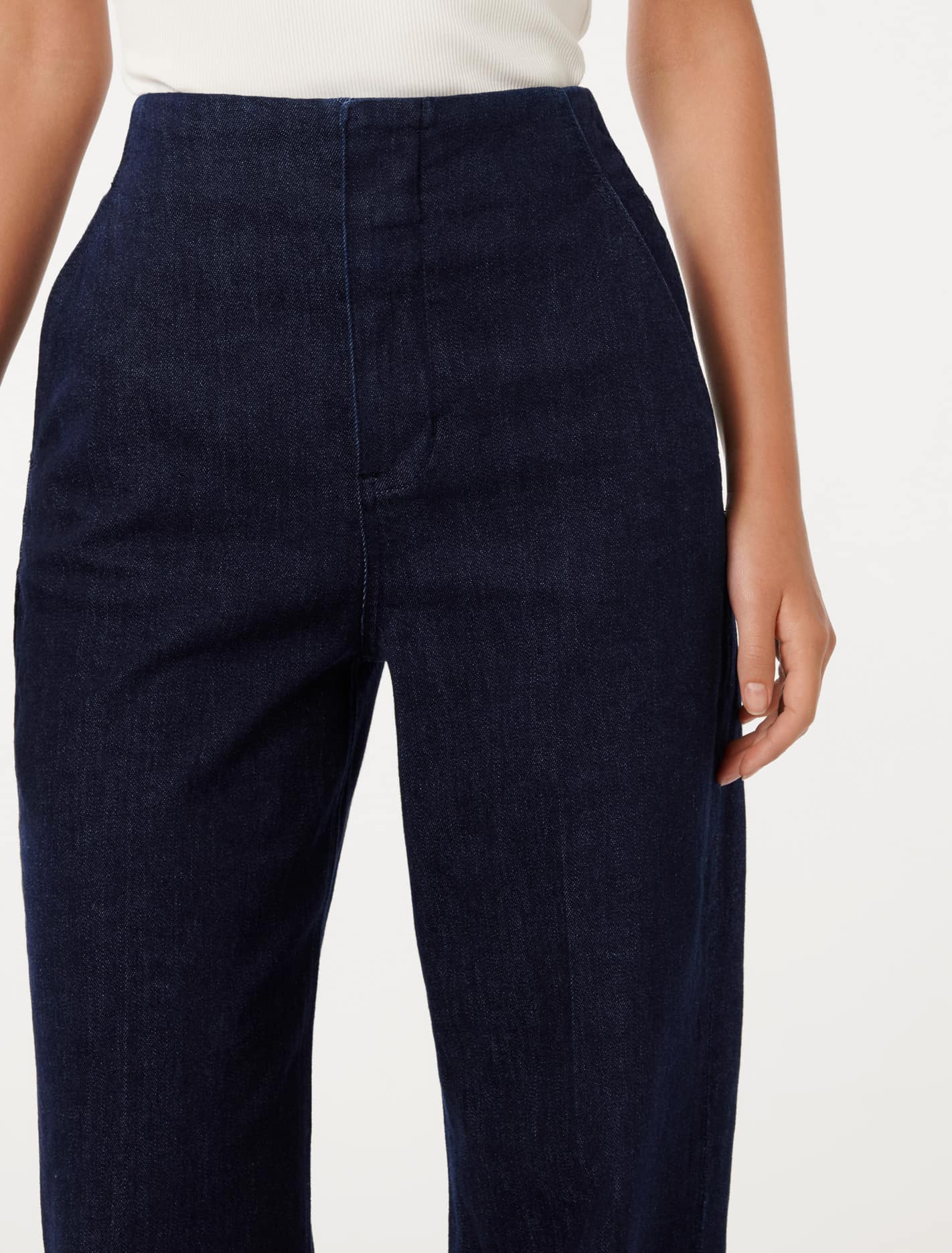 Beth Wide-Leg Jeans Dark Rinse Wash