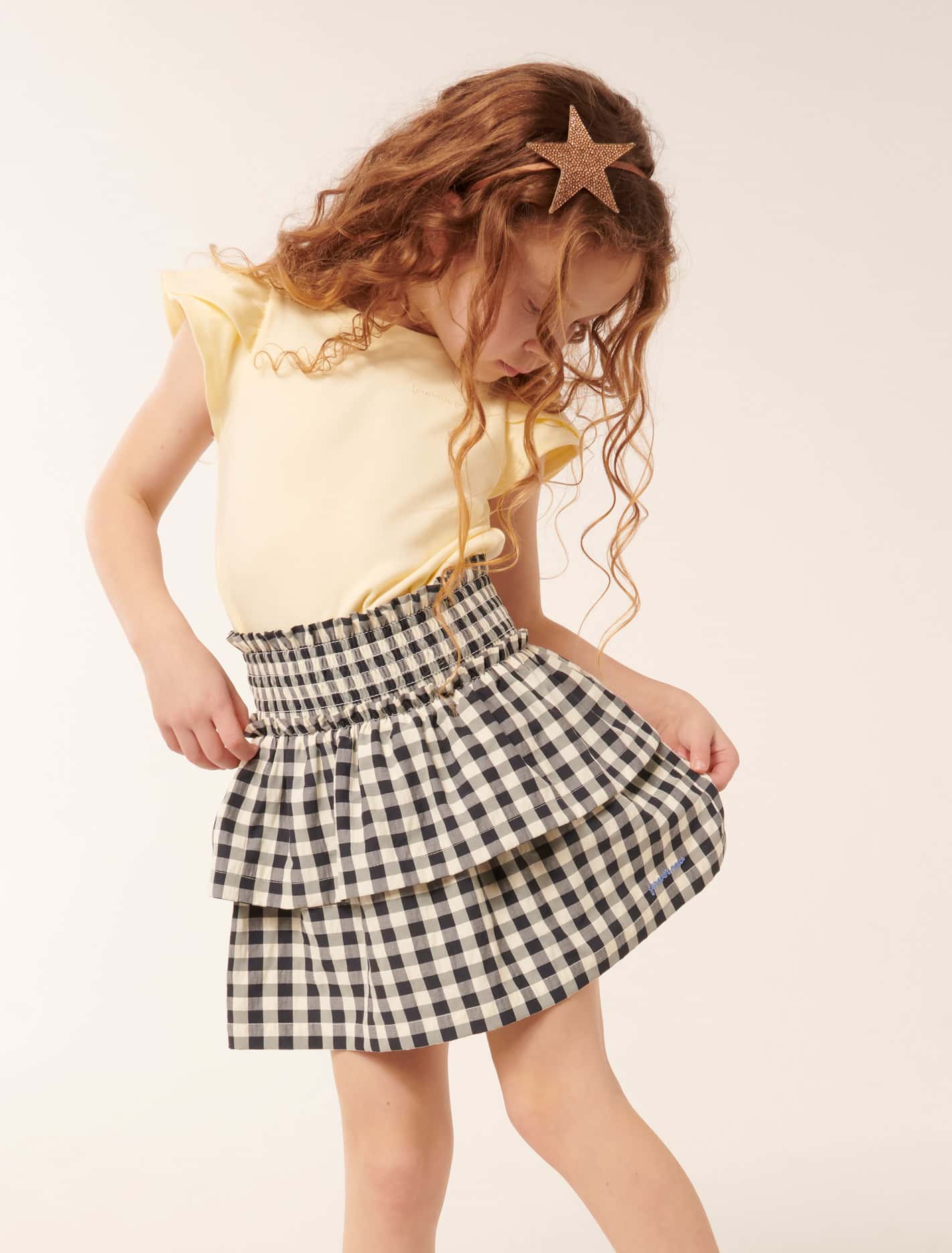 Bijou Embroidered T-Shirt Yellow Sorbet