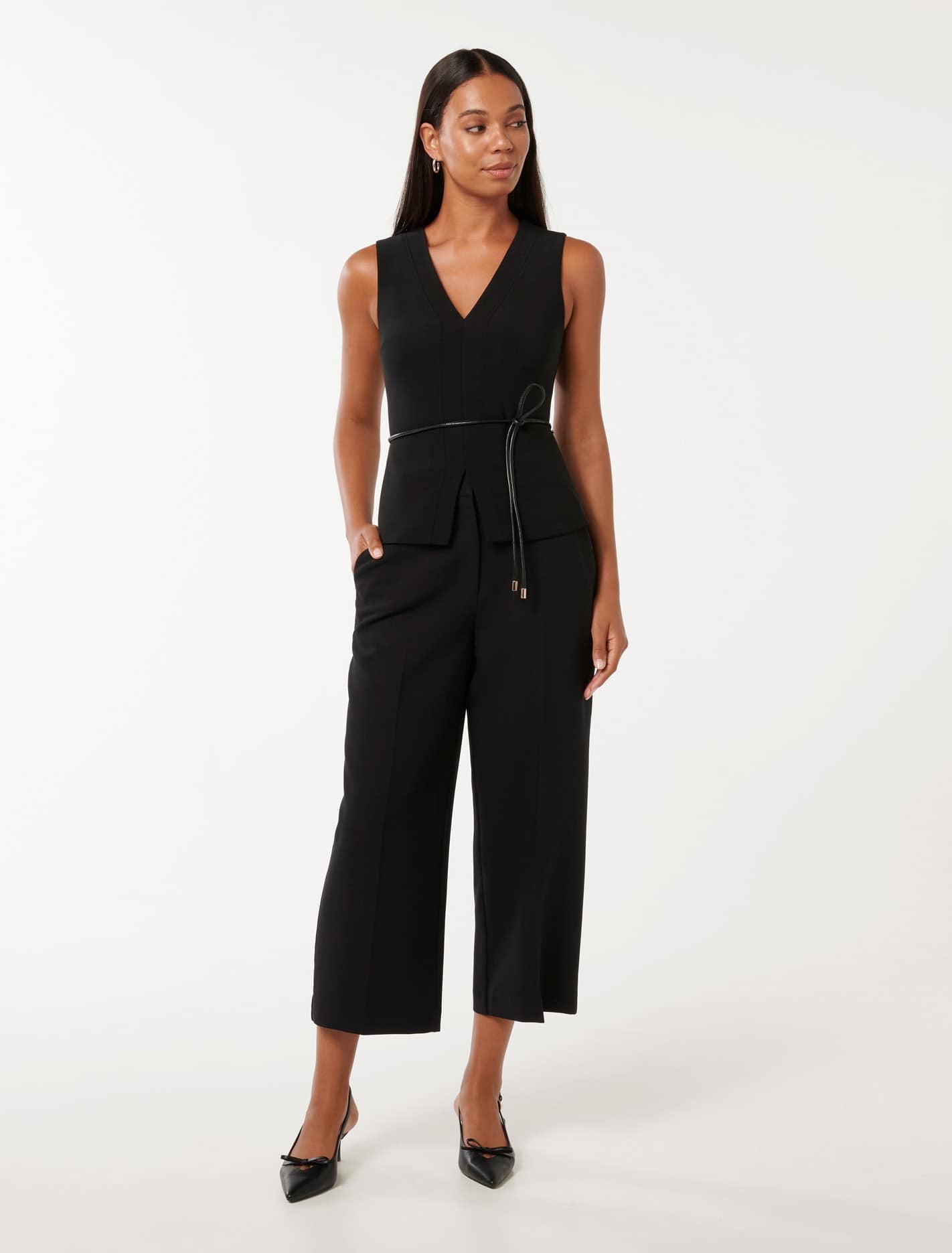 Bettie Culotte Pant Black