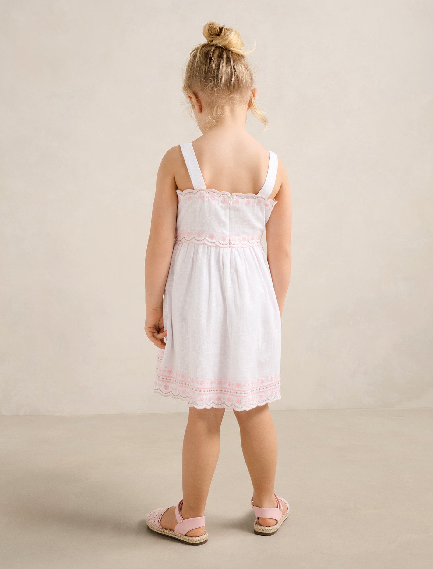 Janis Broderie Girls Dress  Seychelles Embroidery