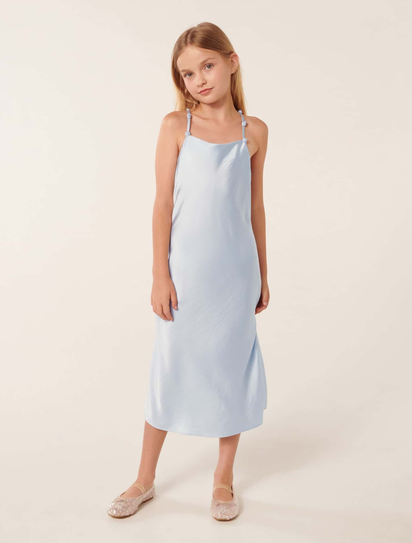 Ava Slip Teen Dress Sorrento Blue