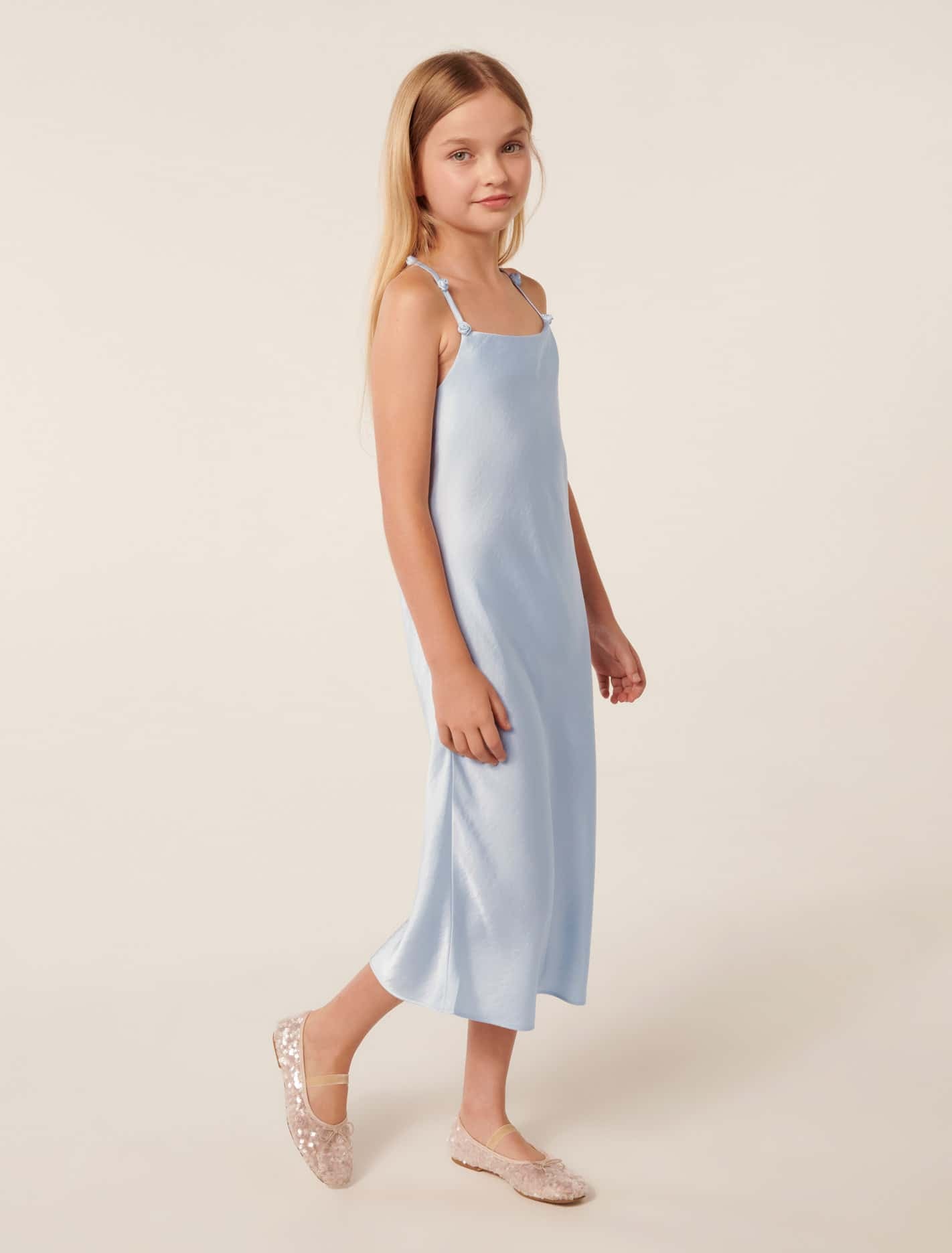 Ava Slip Teen Dress Sorrento Blue
