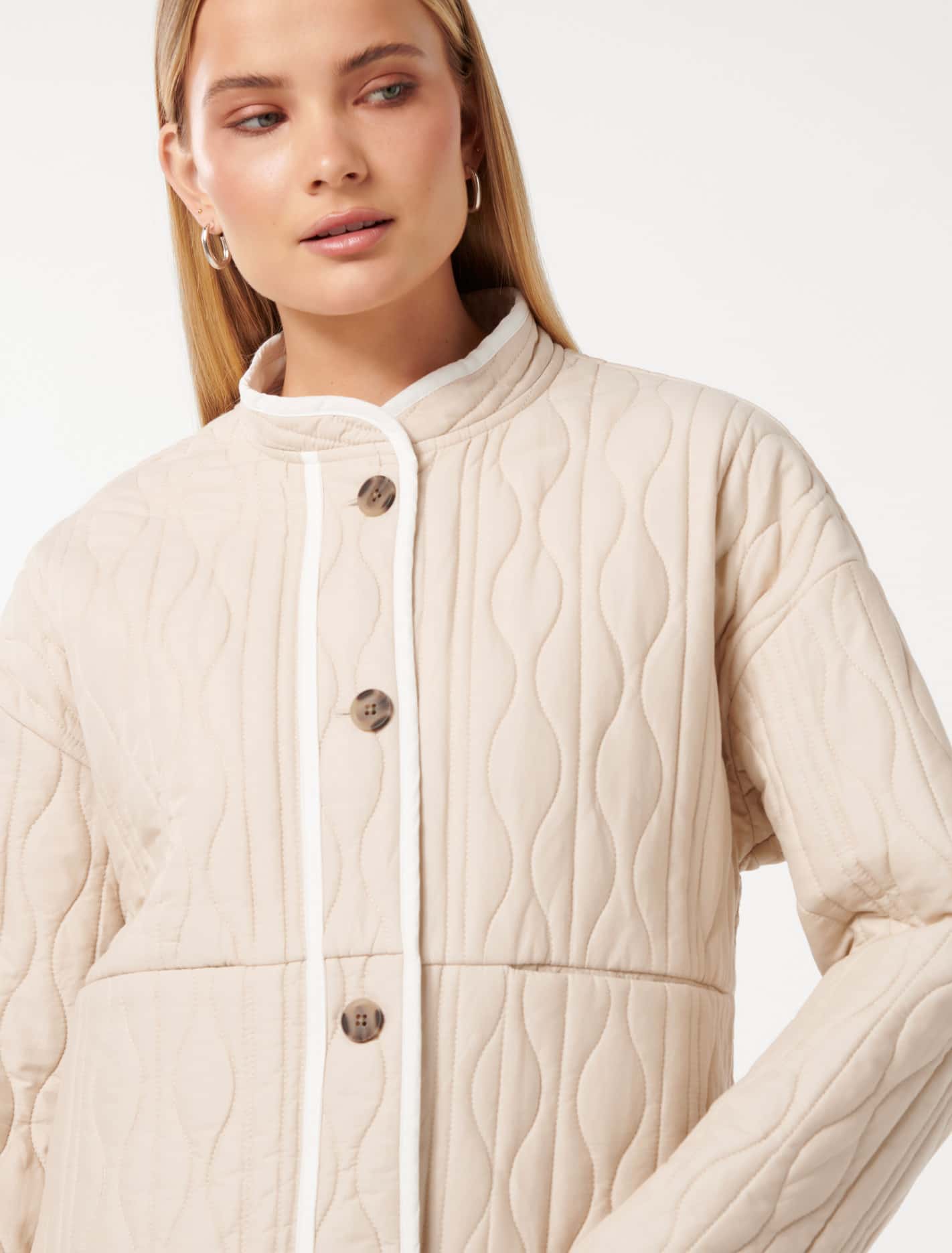 Astrid Quilted Liner Jacket Camel