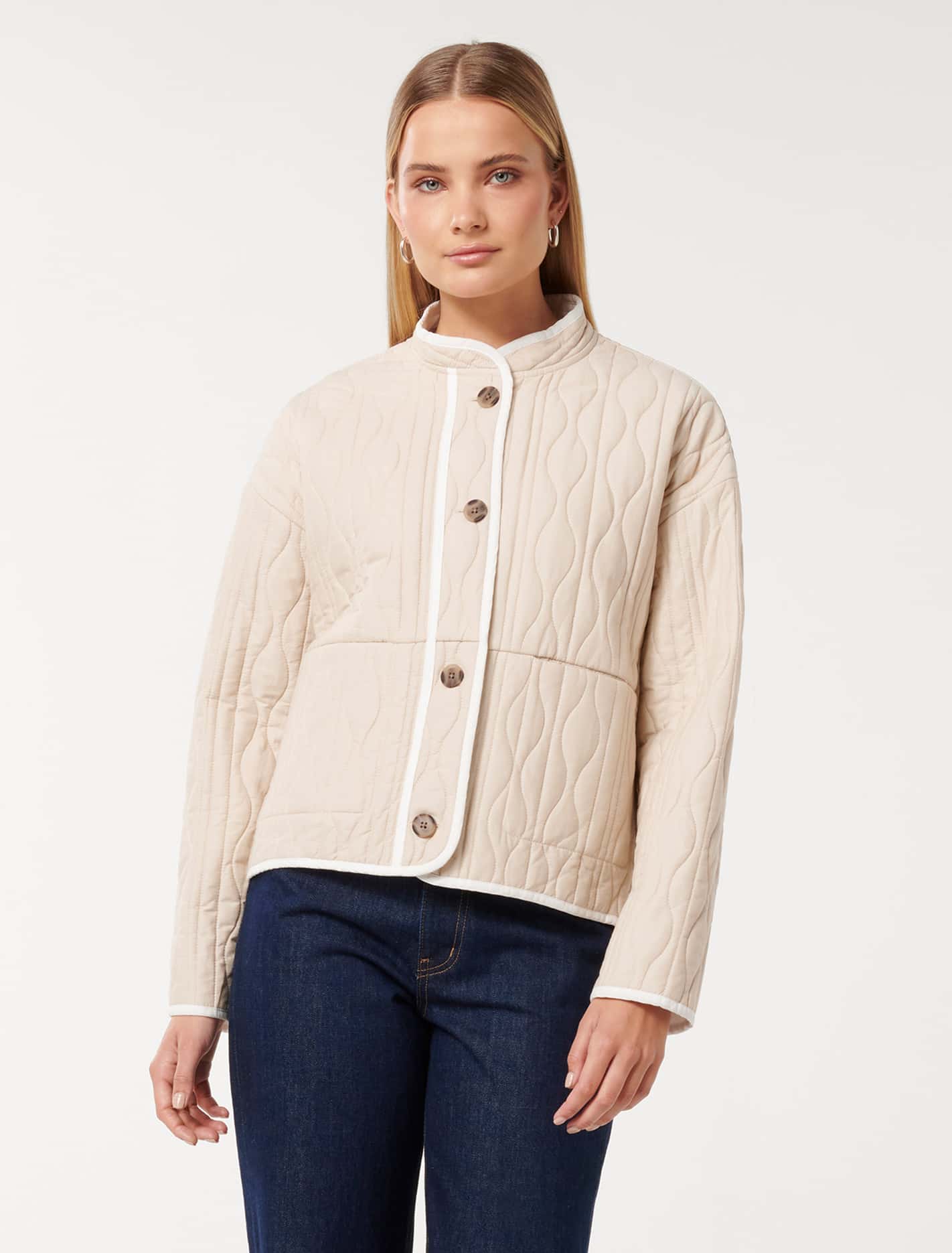 Astrid Quilted Liner Jacket Camel
