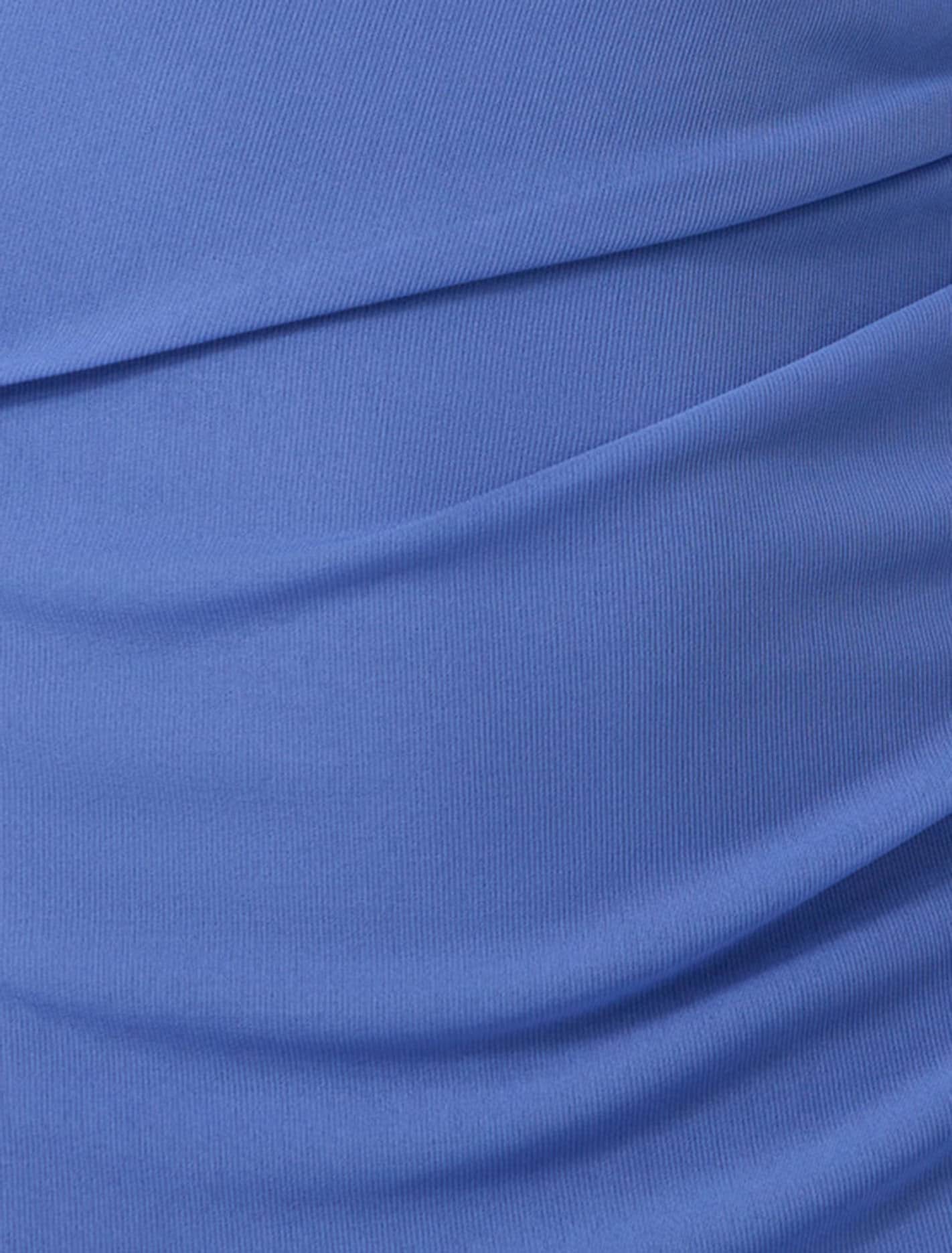 Ally Sleeveless Mesh Midi Dress Wedgewood
