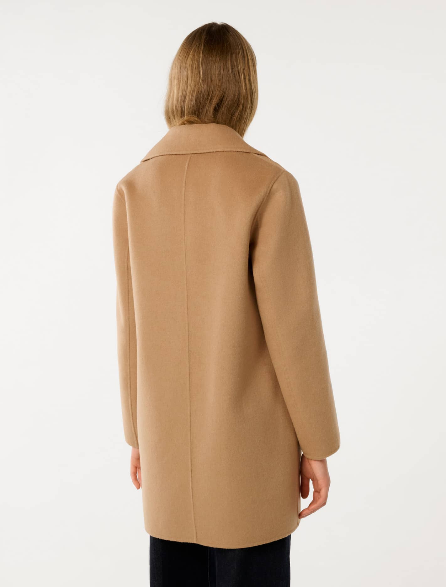 Madi Felled Mid-Length Coat Camel Marle