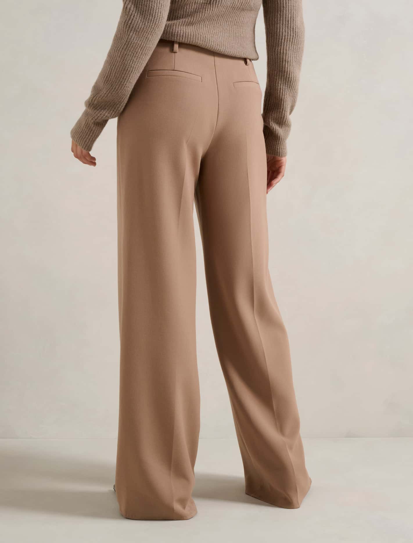 Chantelle Belted Wide Leg Pants Fawn