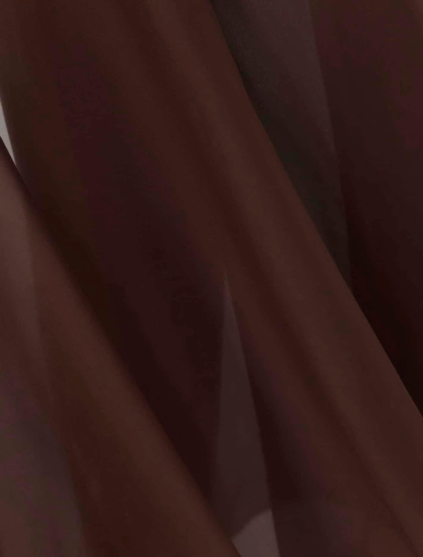 Lisette Sheer Maxi Skirt Bitter Chocolate