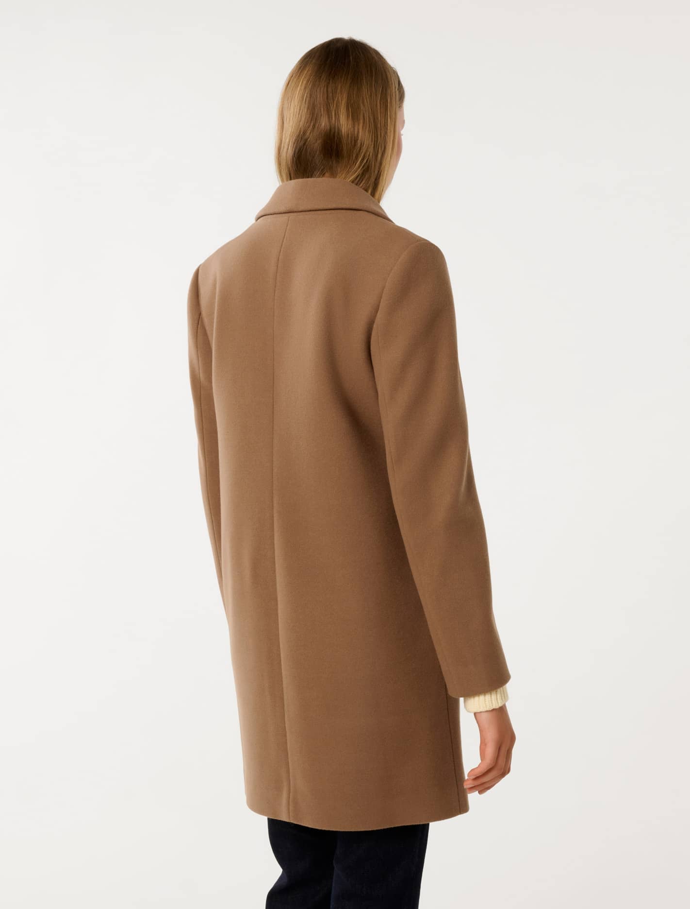 Cassie Single Breasted Coatigan Dark Camel
