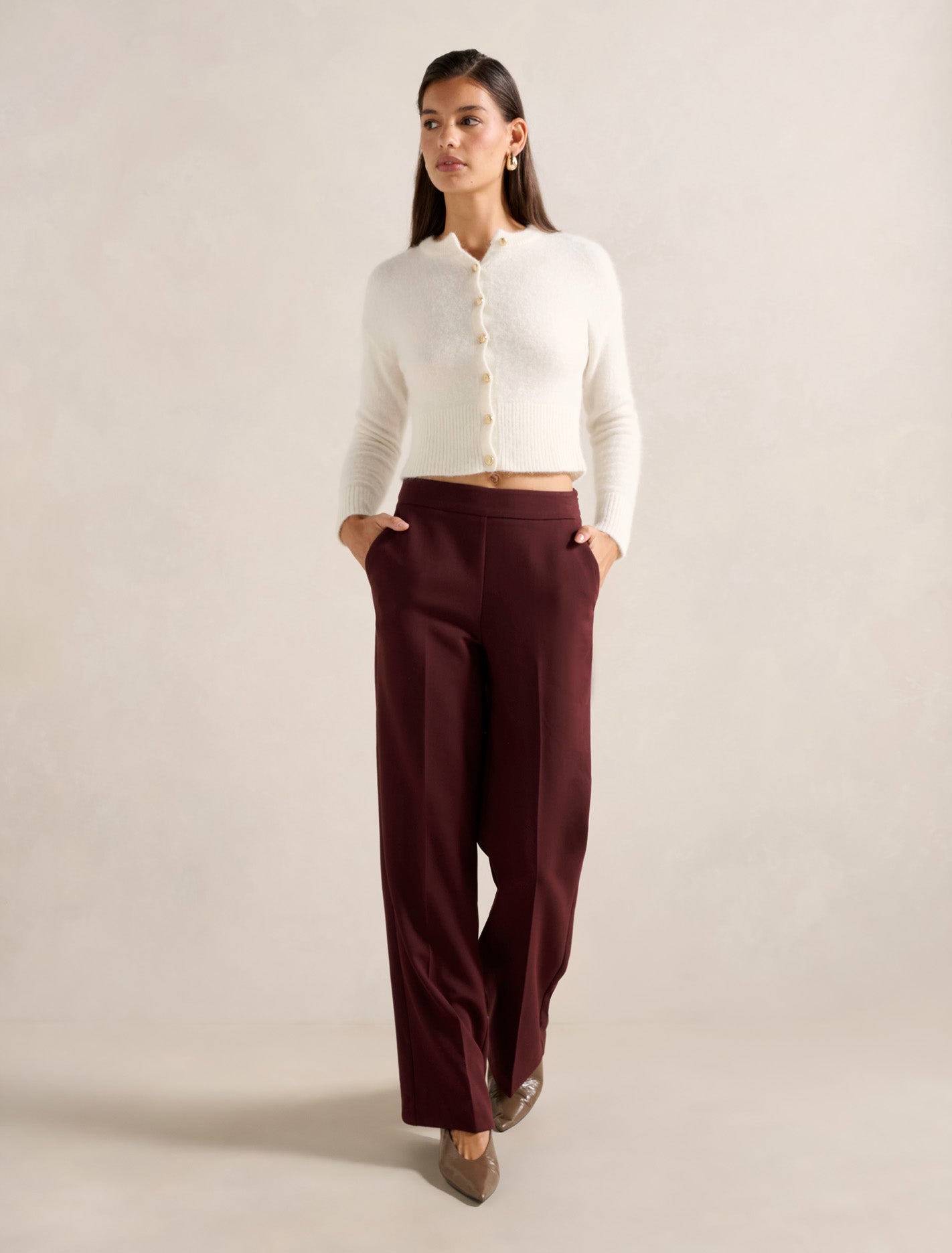 Marissa Wide-Leg Pants Shiraz