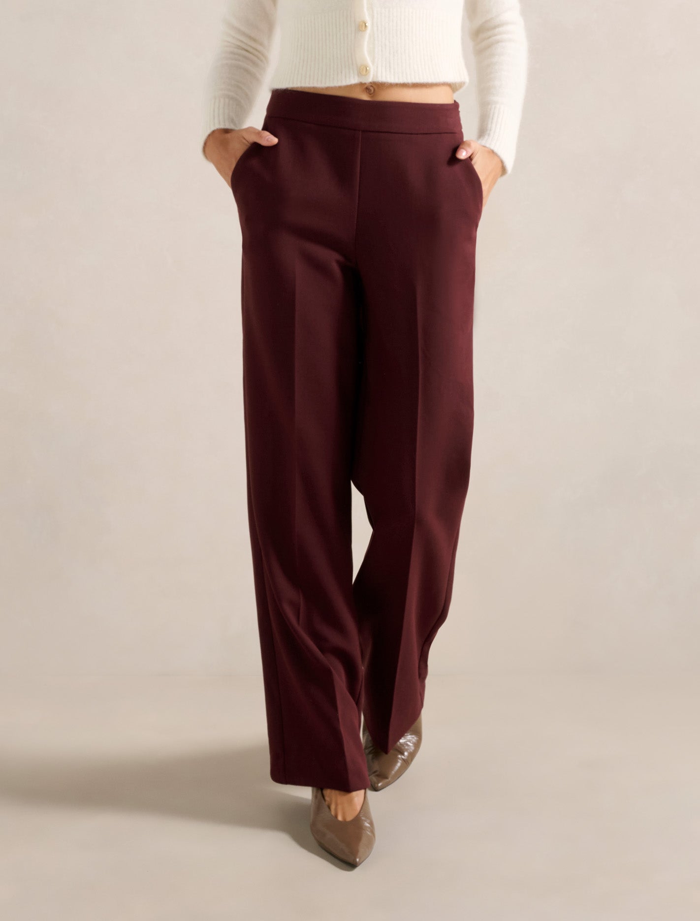 Marissa Wide-Leg Pants Shiraz