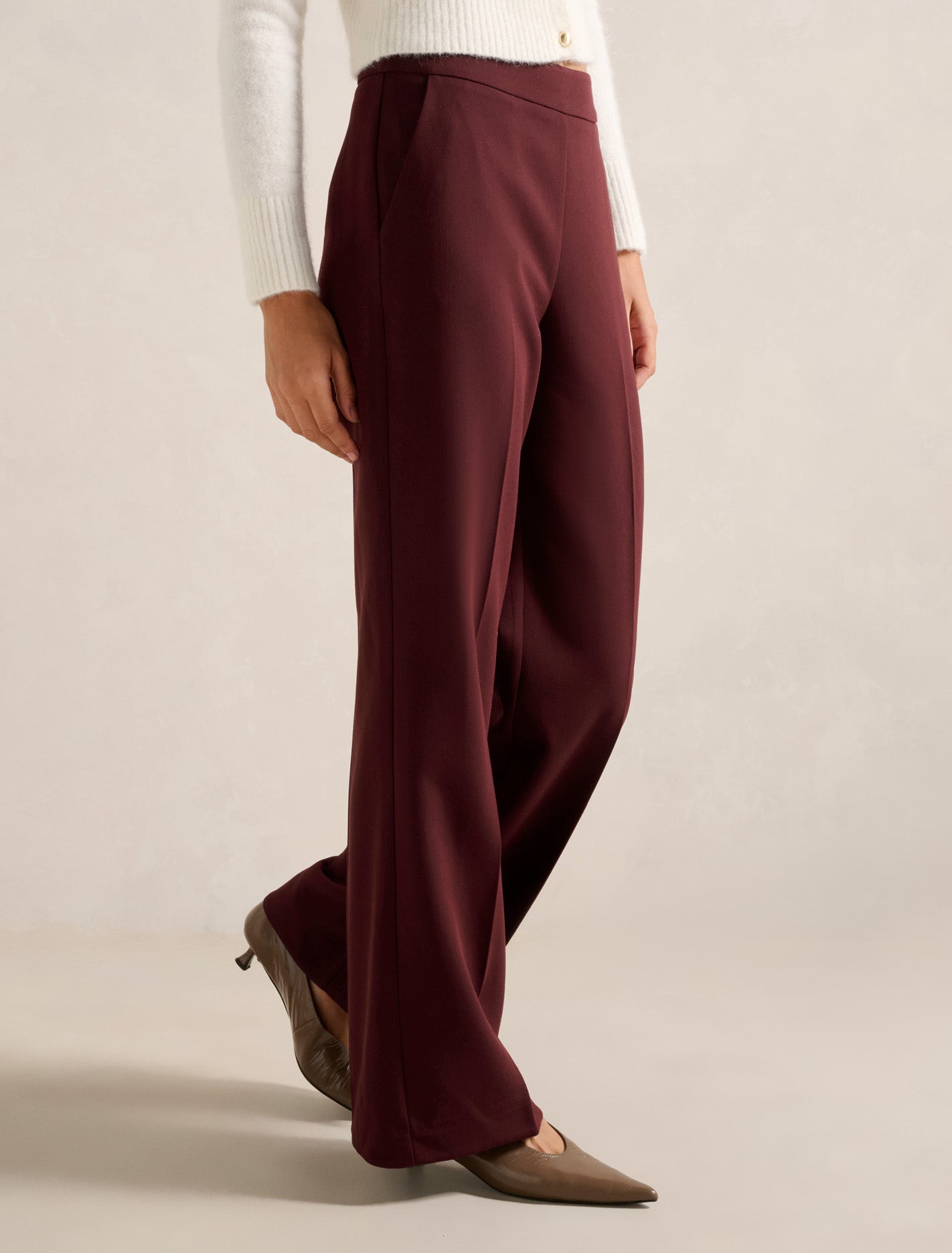 Marissa Wide-Leg Pants Shiraz
