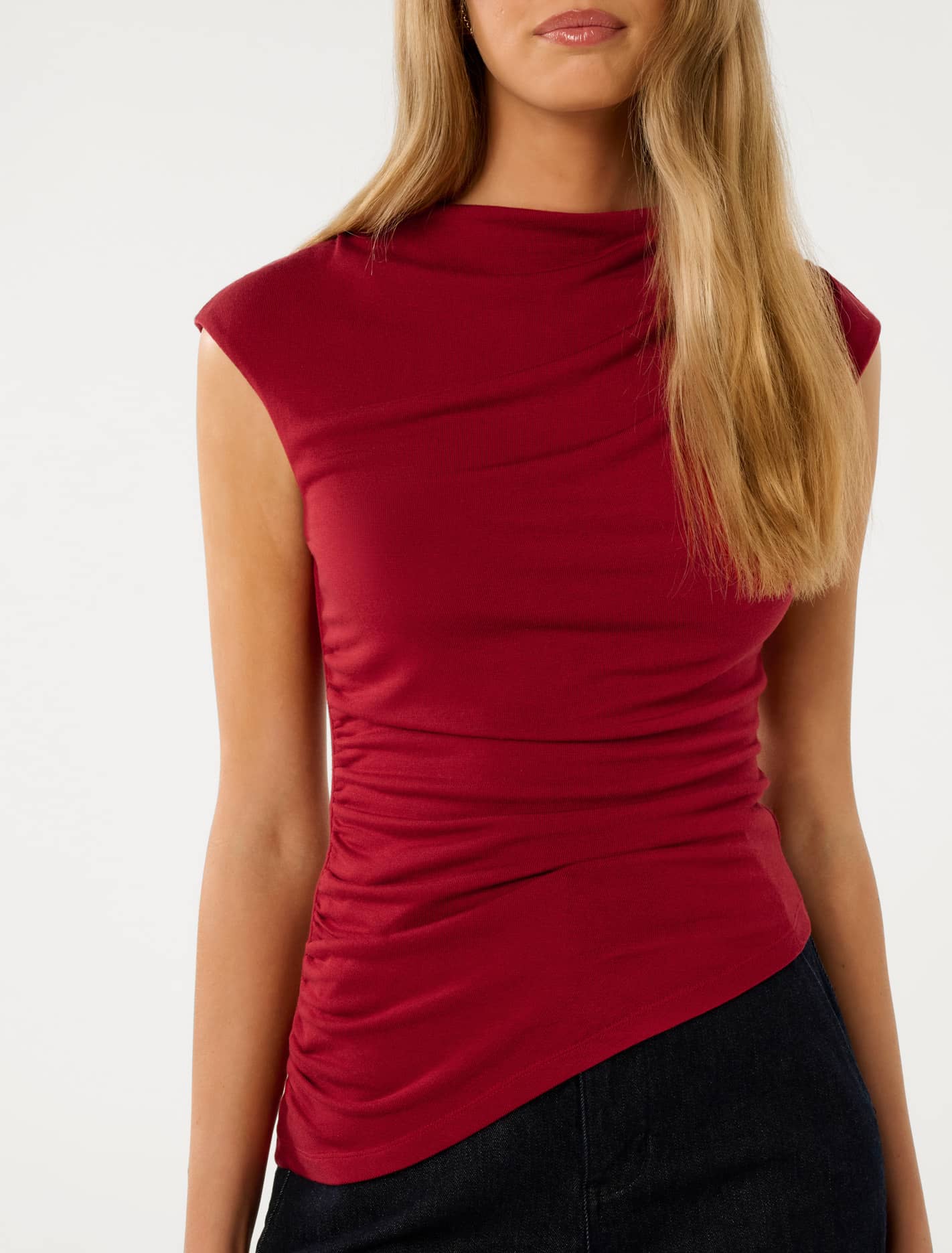 Tilda Ruched Top Winery