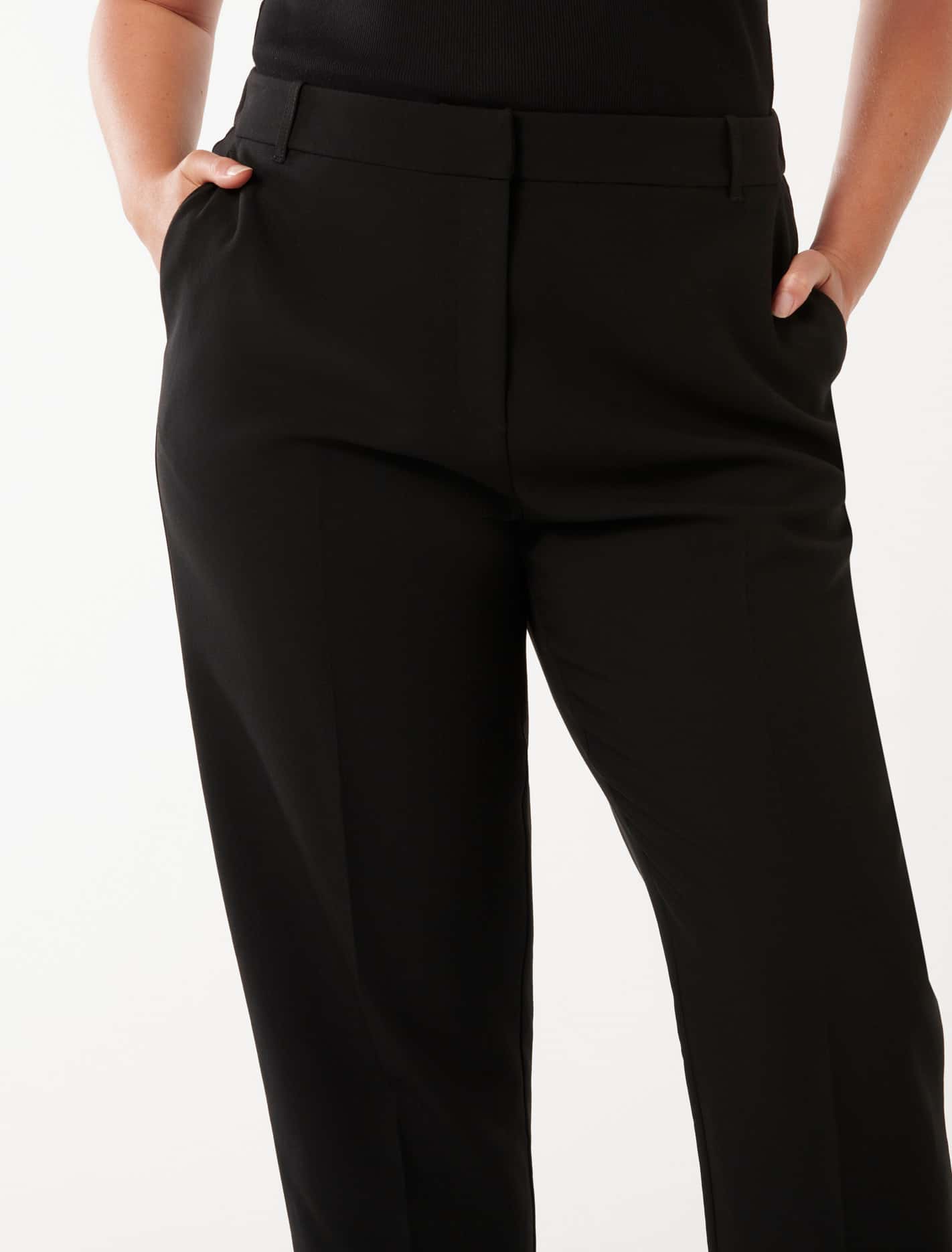Marissa Curve Wide Leg Pant Black