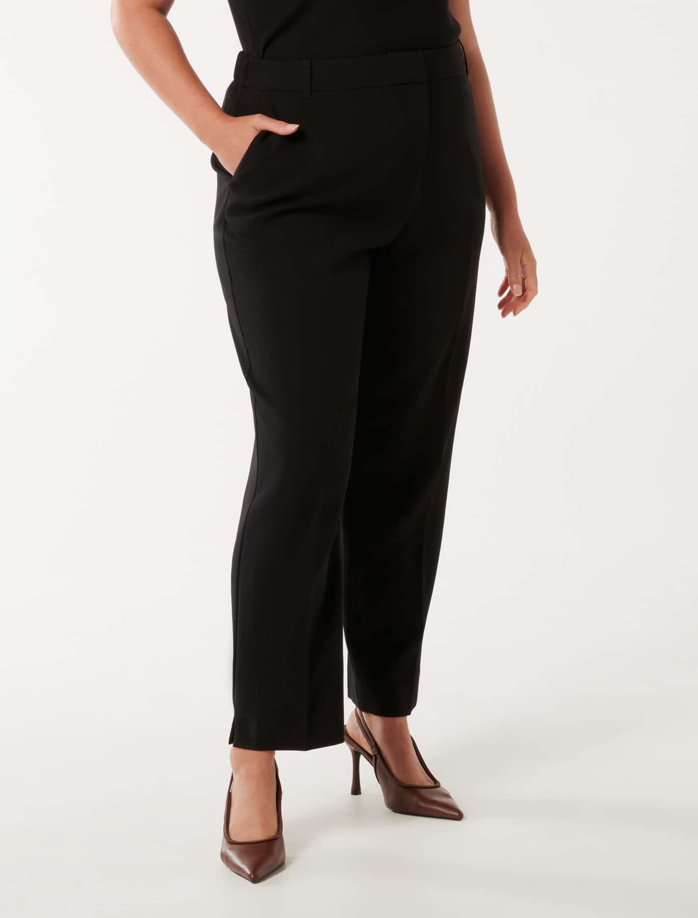 Marissa Curve Wide Leg Pant Black