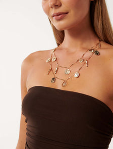 Signature Claudette Necklace Gold/Pearl