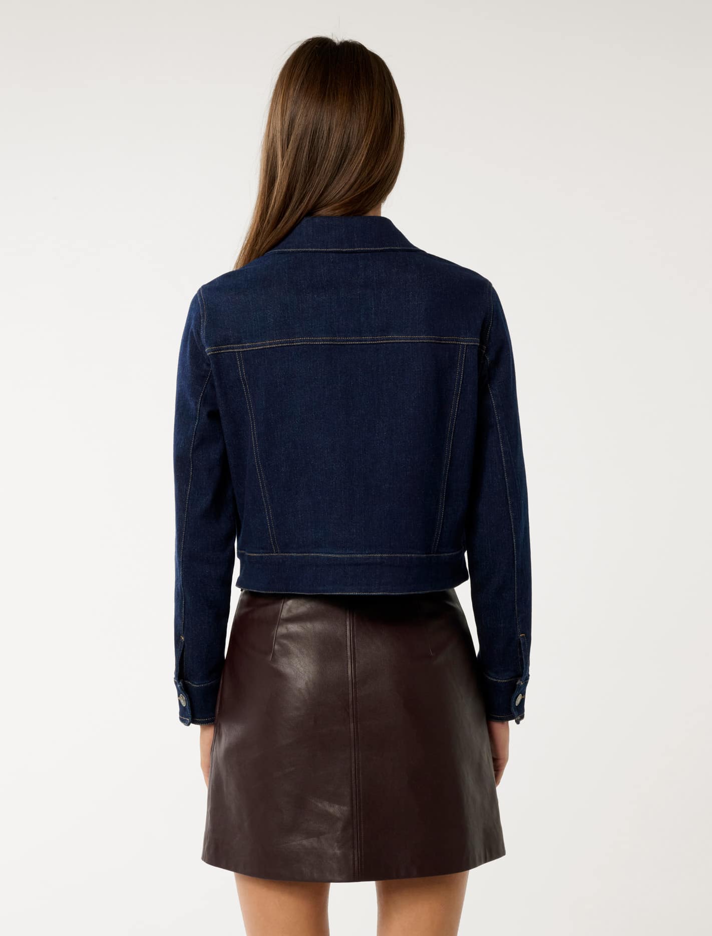 Cassie Denim Jacket Dark Rinse Wash