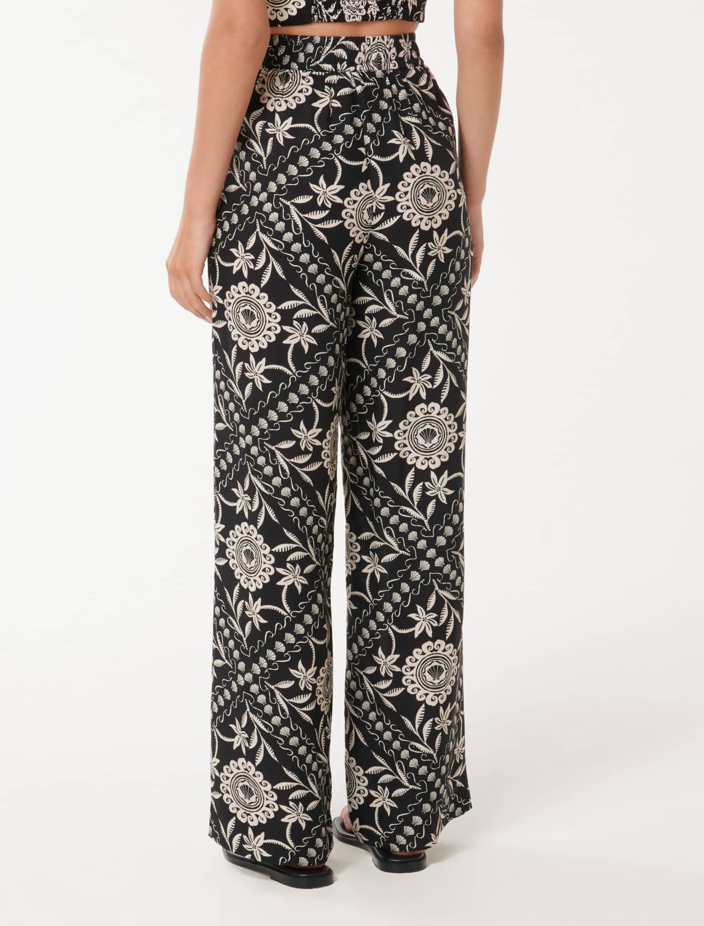Annie Wide Leg Pant Puerto Tropical Co-ord