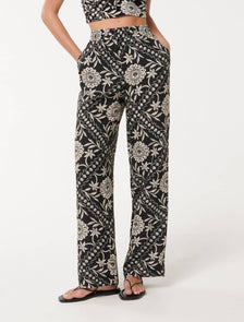Annie Wide Leg Pant Puerto Tropical Co-ord
