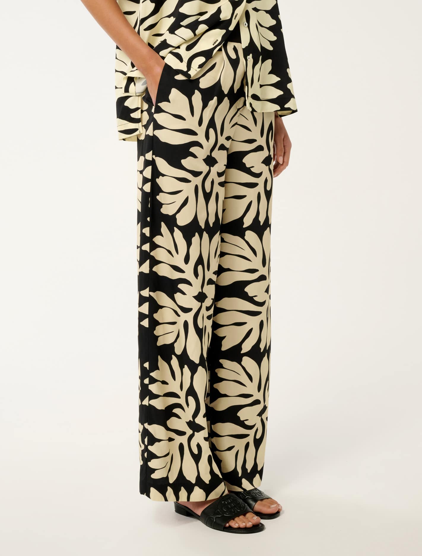Flossie High-Waisted Pants Black Palmira Co-ord