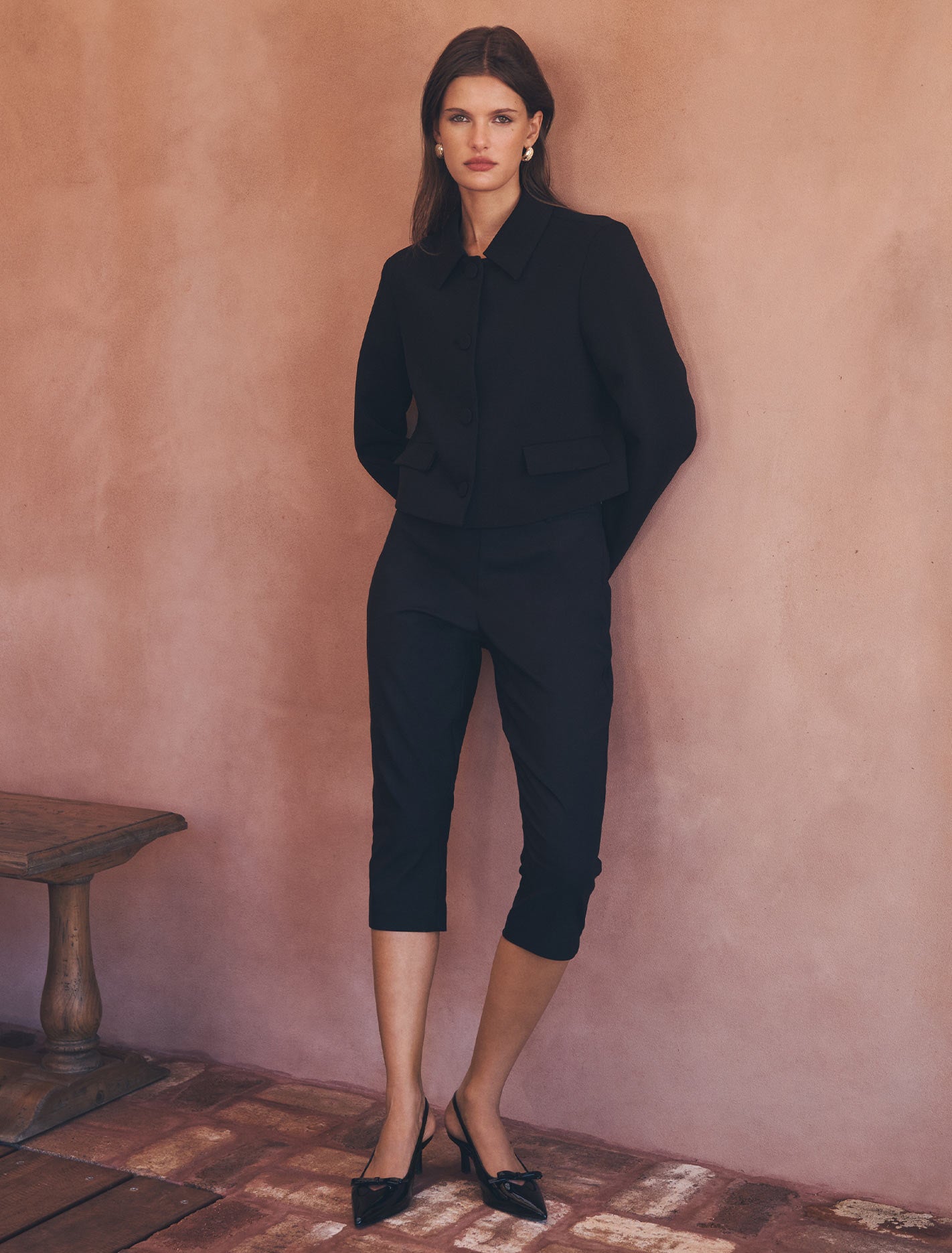 Kyra Capri Pant Black