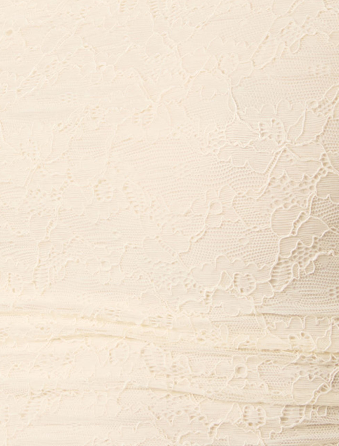 Khai Asymmetrical Lace Top Vintage Cream Co-ord