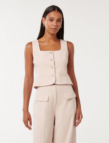 Jolene Waistcoat Sugar Cream Suit