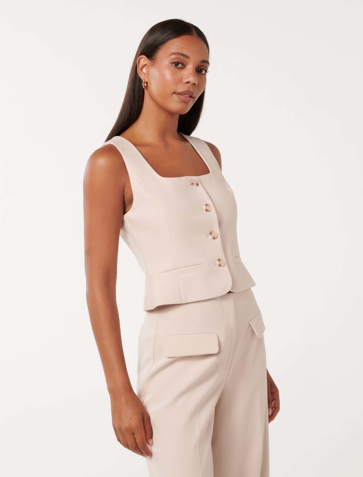 Jolene Waistcoat Sugar Cream Suit