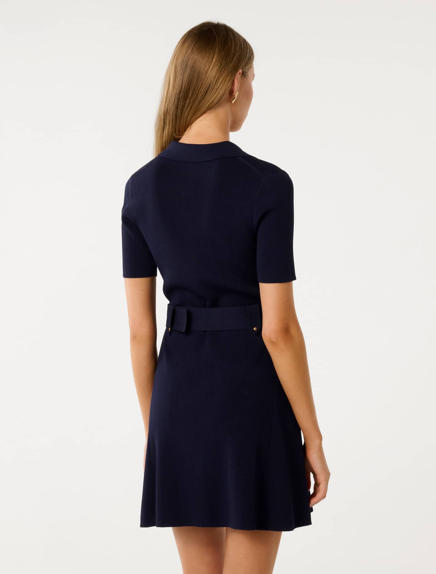Lilah Utility Mini Dress Navy