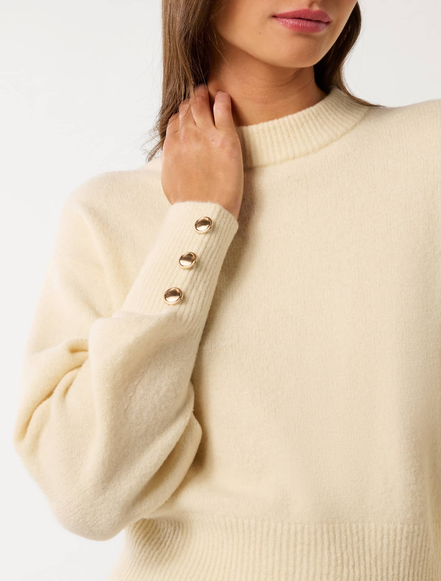 Millie Crew Neck Jumper Butter