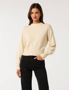 Millie Crew Neck Jumper Butter